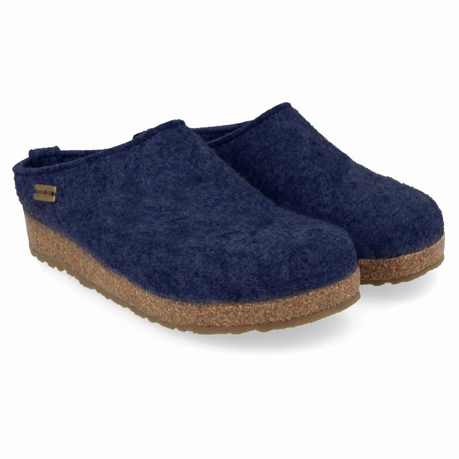 Haflinger Juliette Donna Zoccoli Blu Scuro | CRL476SR