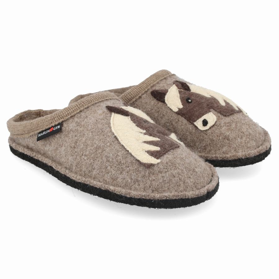 Haflinger Poni Uomo Pantofole Novelty Marroni | ADJ2327OR