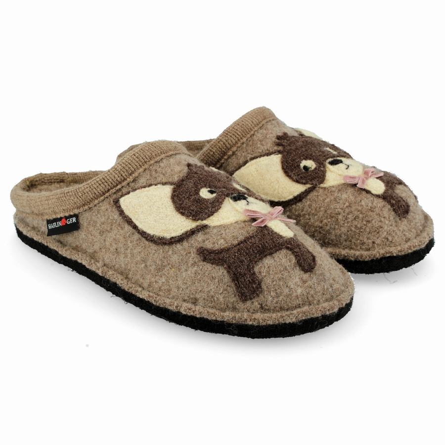 Haflinger Chihuahua Donna Pantofole Novelty Marroni | CWO7473CO