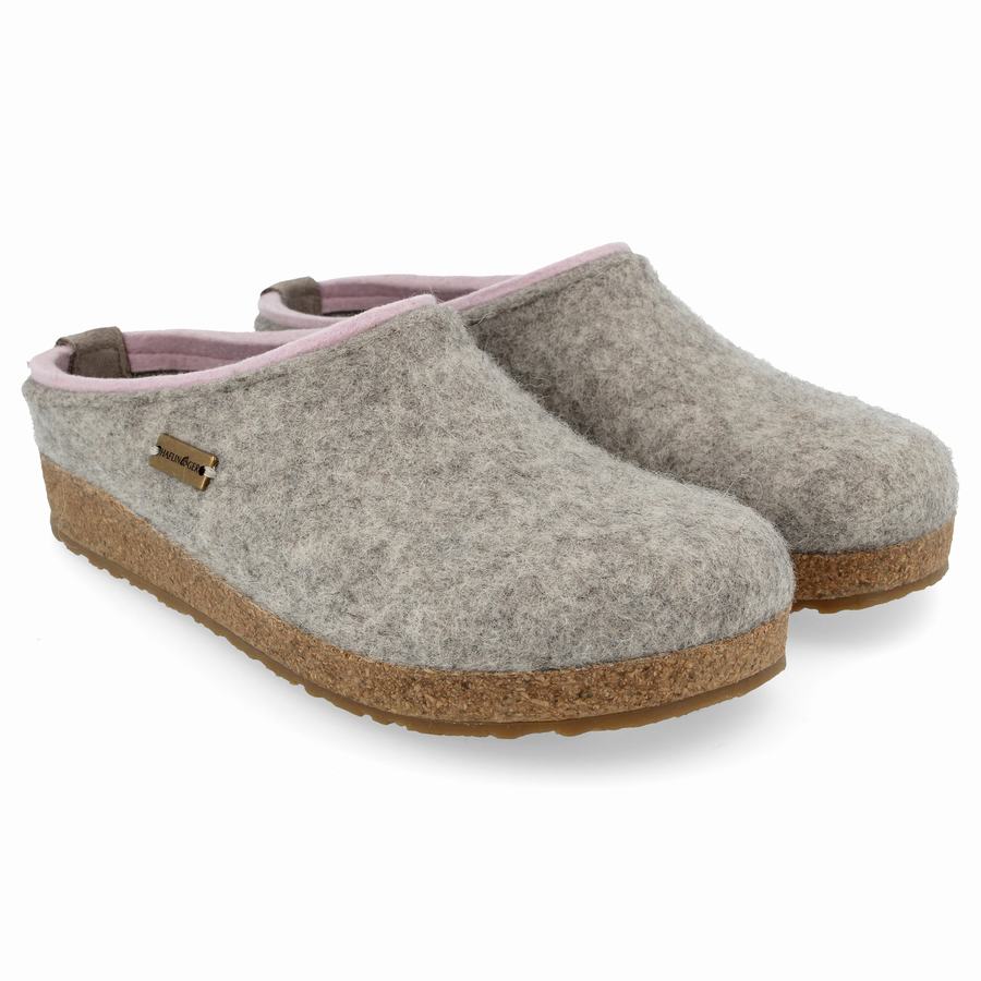 Haflinger Kris Donna Zoccoli Argento Grigie | ZOZ7117TH