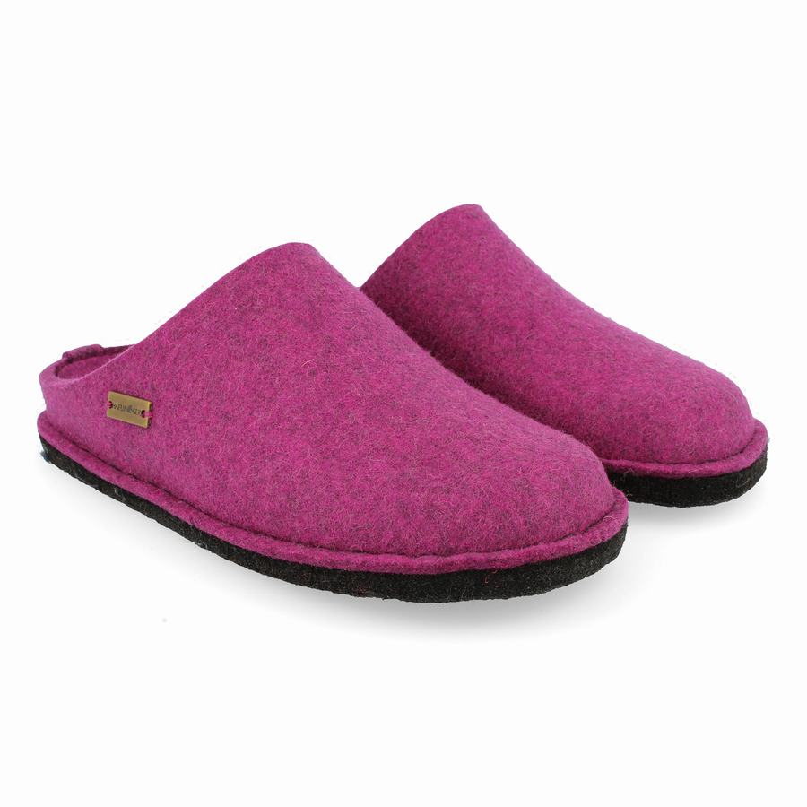 Haflinger Soft Donna Pantofole Novelty Rosa Rosse | LLQ5236IQ