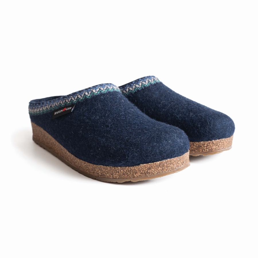 Haflinger Zigzag Donna Zoccoli Blu | VSL196TD